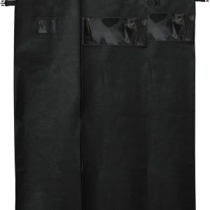 Simple Houseware 2 Pack Travel Garment Bag, Black