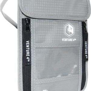 Travel Neck Wallet with RFID Blocking – Passport Holder Neck Pouch for Men and Women to Keep Documents Safe